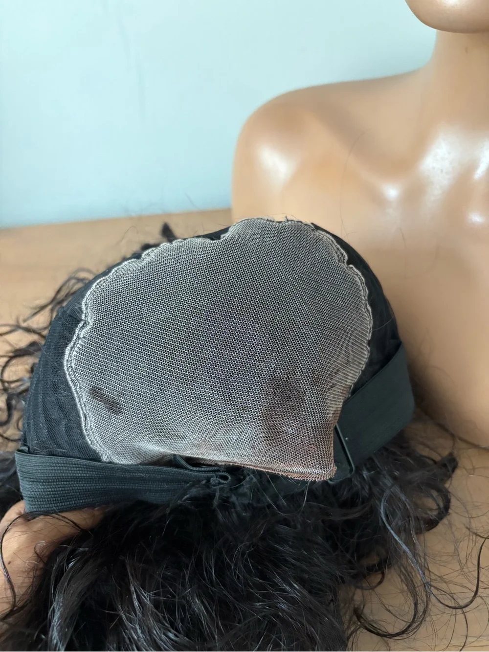 Natural Black Wavy Raw Hair Wig